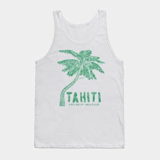 Tahiti, French Polynesia, Palm Tree Tank Top